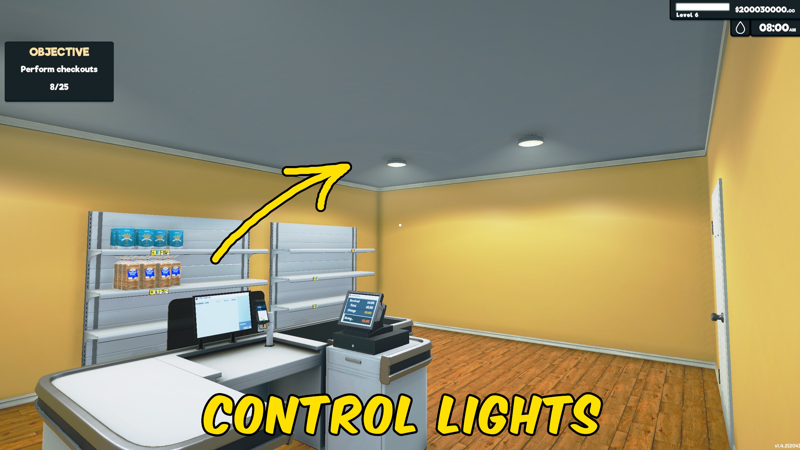Supermarket Simulator — Light Manager (screenshot 2)